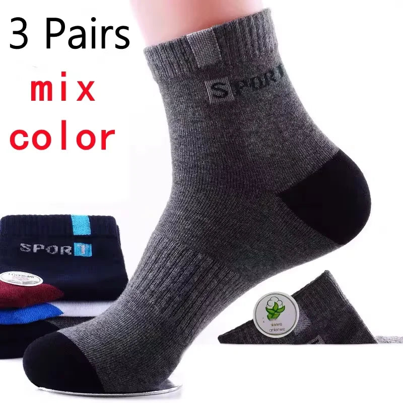 5 Pairs Of Socks Men's Short Socks Spring, Autumn And Winter Sports Sweat-absorbent And Odor-resistant Boat Socks Thin Low-cut S