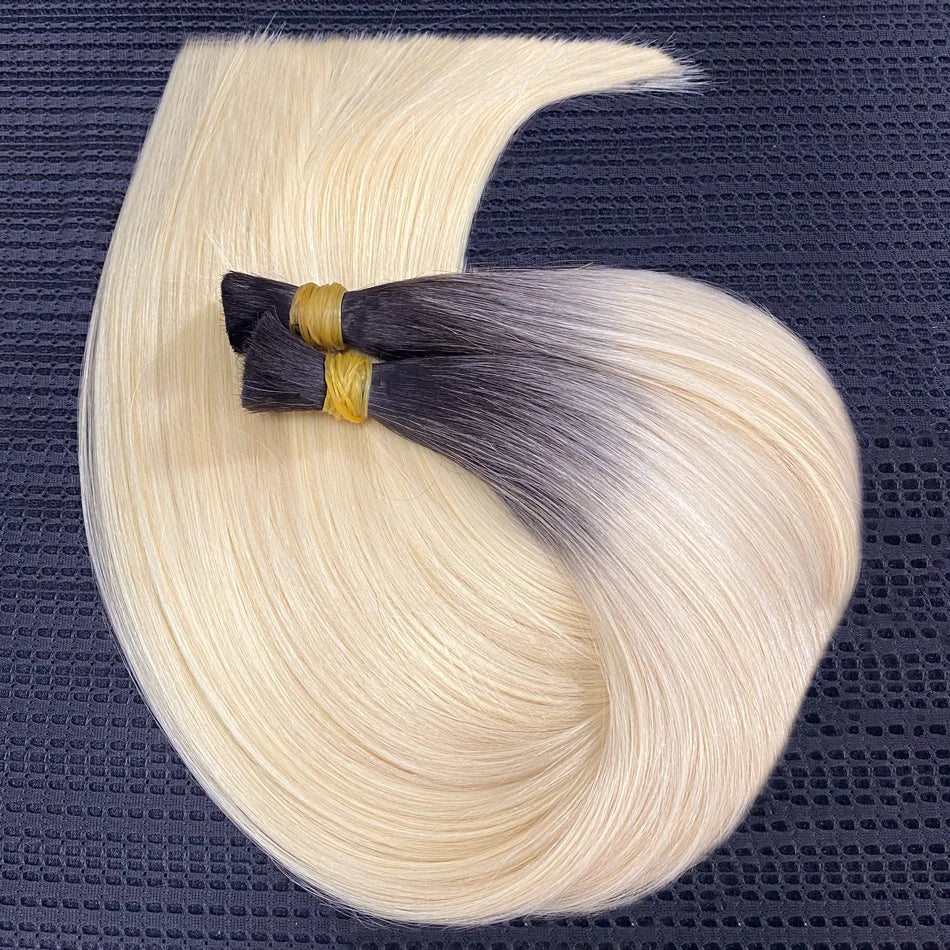 613 Human Hair Bulk For Braiding No Weft Human Hair Extensions Cheveux Naturel Vietnamita 1b613 Honey Blonde Humain Hair Bundles