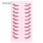 3/7/10 pairs Half Eye Lashes Natural