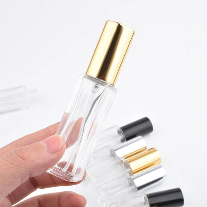 3ml 10ml 20ml 30ml 50ml Portable Glass Refillable Perfume Bottle With Aluminum Atomizer Empty Parfum Case For Traveler