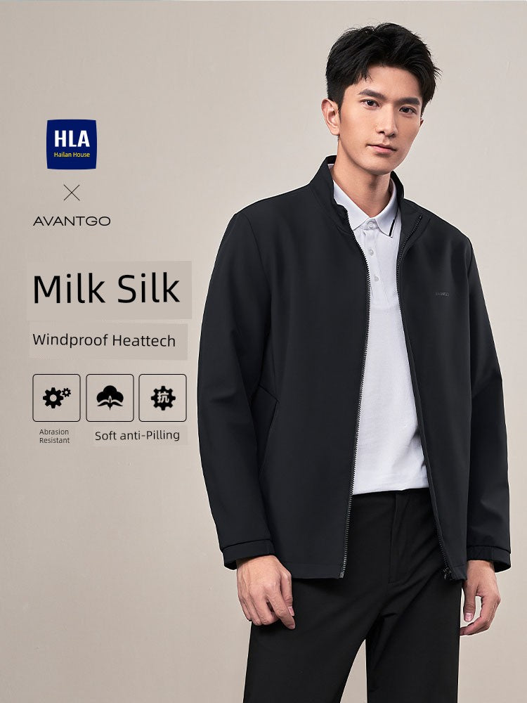 Hla Milk Silk down Jacket Dad Administrative Jacket