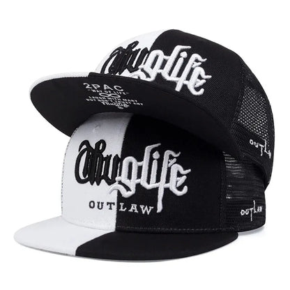 Fashion Adjustable Fastball CAP Thuglife Embroidery