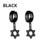 1Pair Fashion Cross Fake Earrings