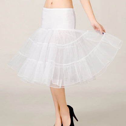 Petticoat Vintage 3 Layer Puffy Organza Skirt