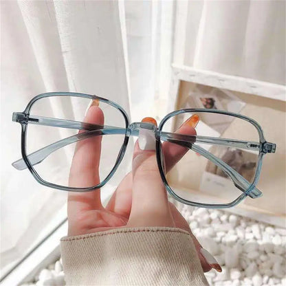 Round Eyewear Transparent Computer Glasses Frame