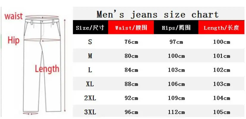 2024 New European and American Style Men's Ripped and Faded Slim-fit Jeans, Fashionable Vintage Casual Slim-fit Pants S-XXXL