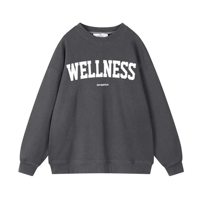 Hirsionsan Letter Print Women Sweatshirt Full Sleeve Girls Hoodies Streetwear Autumn Mesh Pullovers Casual Student Clothes