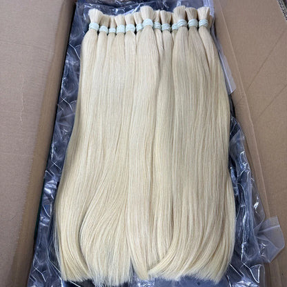 613 Human Hair Bulk For Braiding No Weft Human Hair Extensions Cheveux Naturel Vietnamita 1b613 Honey Blonde Humain Hair Bundles