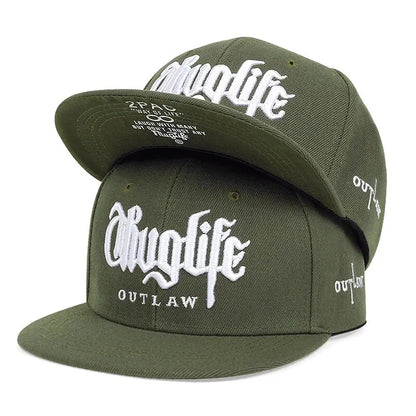 Fashion Adjustable Fastball CAP Thuglife Embroidery