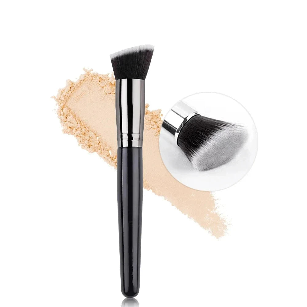 Black Foundation Make up Brush Cream Foundation buffing Makeup Brush Synthetic Hair Face Makeup Tool