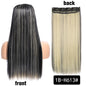 Synthetic Long Wavy 5 Clip In Hair Extensions 22Inch Synthetic Fiber Heat Resistant Hairpiece Black Pink False Hair Daily Use