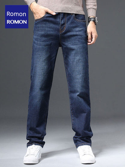 Romon Spring Fashion Casual Loose All-Matching Jeans