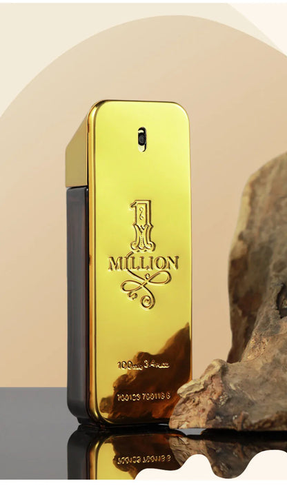 Top Seller Luxury Gold One Million 100ml Eau De Parfum Spray for Men Fresh Romantic Spicy Woody Notes Long Lasting Homme Perfume