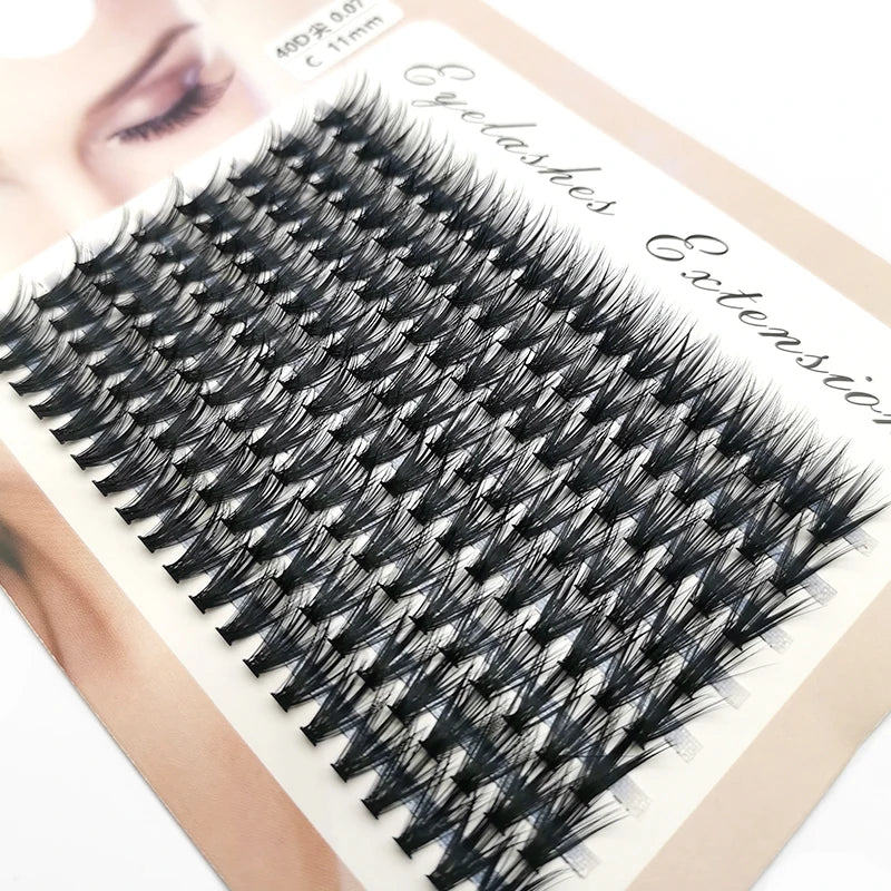 New 60/160 Bundles 40D Fake Eyelashes Mink Individual Lashes Thick Natural False Eyelashes Eyelash Extensions Make up Tools New