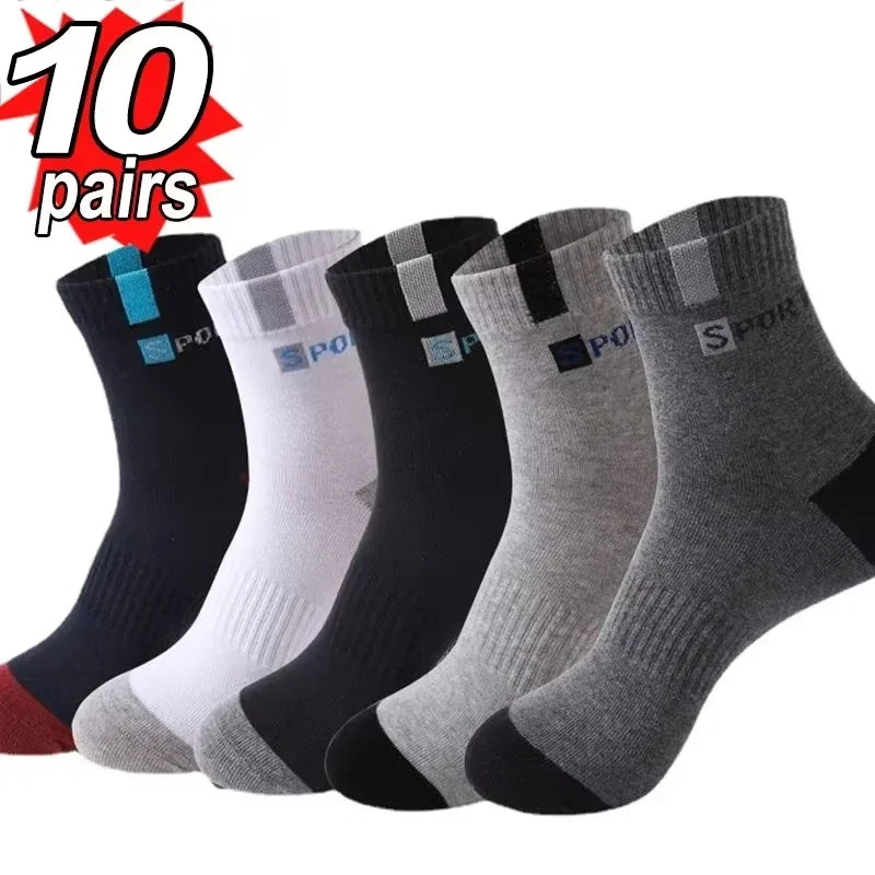 5 Pairs Of Socks Men's Short Socks Spring, Autumn And Winter Sports Sweat-absorbent And Odor-resistant Boat Socks Thin Low-cut S