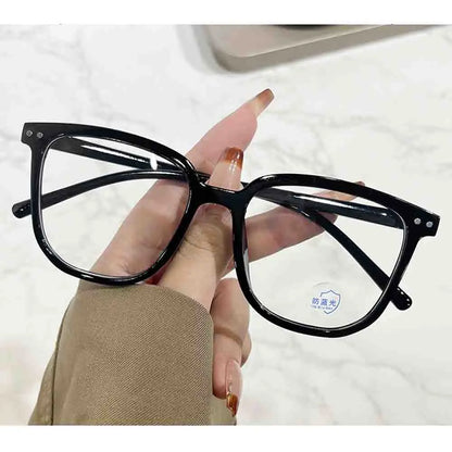 Round Eyewear Transparent Computer Glasses Frame