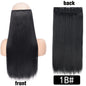 Synthetic Long Wavy 5 Clip In Hair Extensions 22Inch Synthetic Fiber Heat Resistant Hairpiece Black Pink False Hair Daily Use