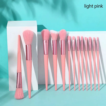 13Pcs Makeup Brush Set Make Up Concealer Blush Powder Eye Shadow Highlighter Foundation Cosmetic Beauty Tools