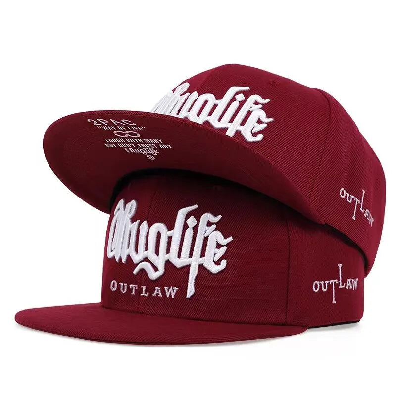 Fashion Adjustable Fastball CAP Thuglife Embroidery