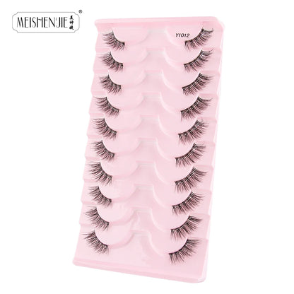 3/7/10 pairs Half Eye Lashes Natural