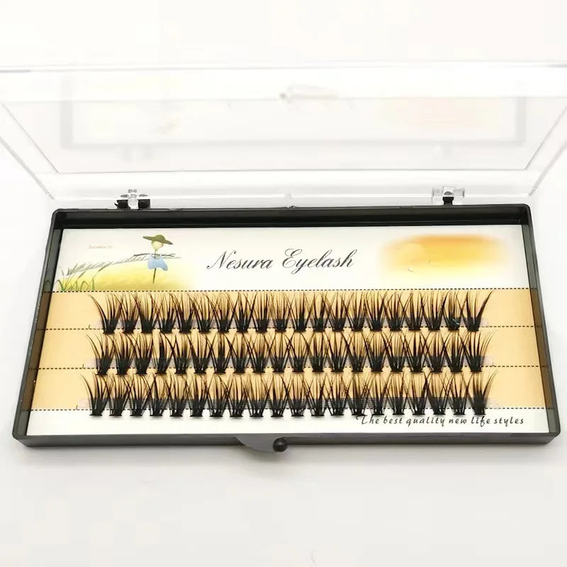 New 60/160 Bundles 40D Fake Eyelashes Mink Individual Lashes Thick Natural False Eyelashes Eyelash Extensions Make up Tools New