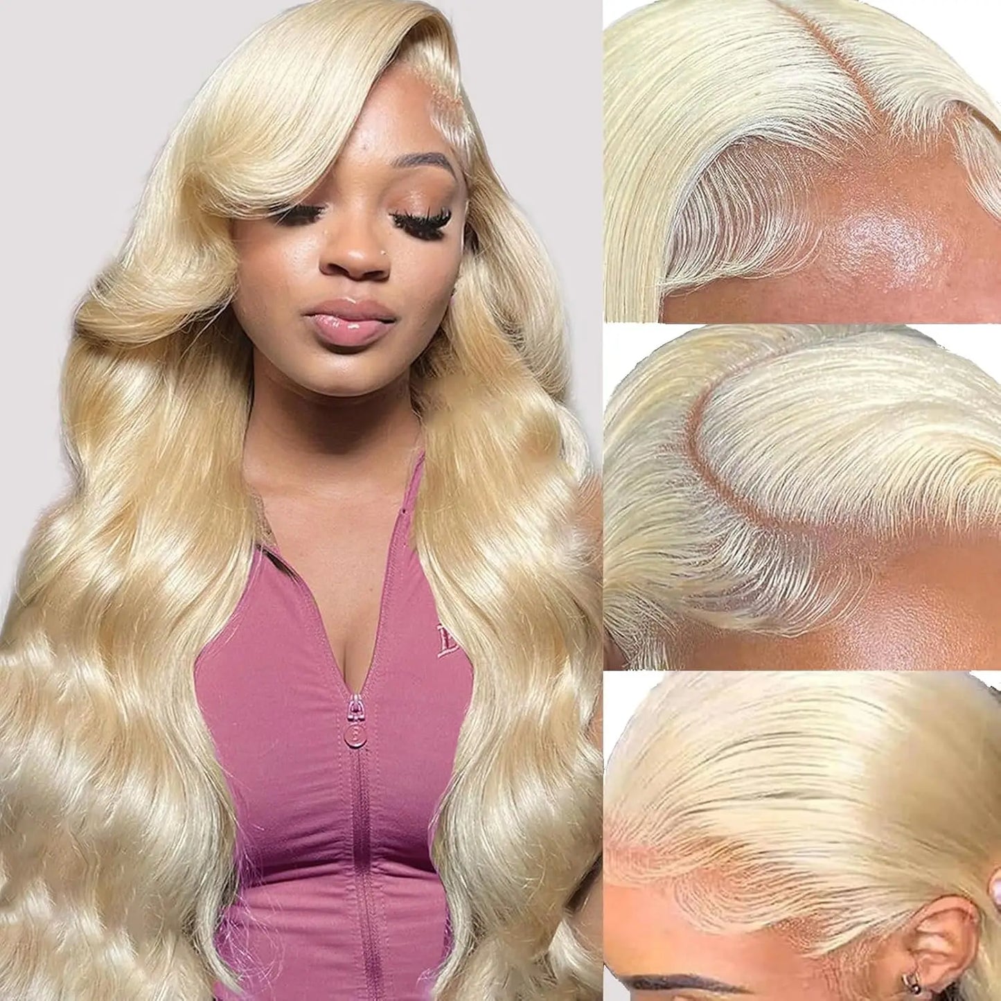 30 inch 613 Hd Lace Frontal Wig 13x6 13x4 Body Wave Human Hair Wigs Blonde Human Lace Front Wig 180% Density 613 Human Hair Wig