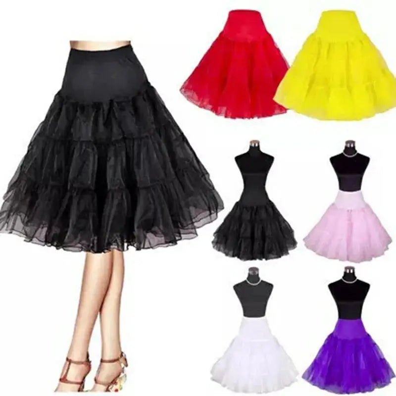 Petticoat Vintage 3 Layer Puffy Organza Skirt