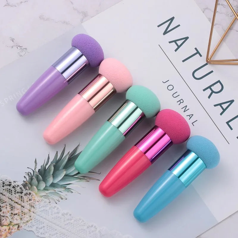 1 Pcs Mushroom Head Makeup Foundation Sponge Blending Puff Powder Smooth Beauty Kit Professional Cosmetic Make Up Beauty Tools