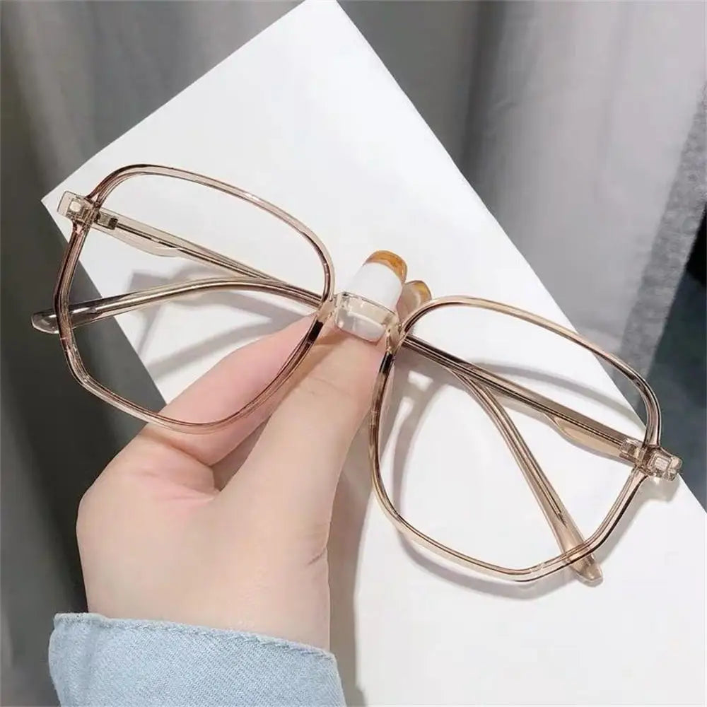 Round Eyewear Transparent Computer Glasses Frame