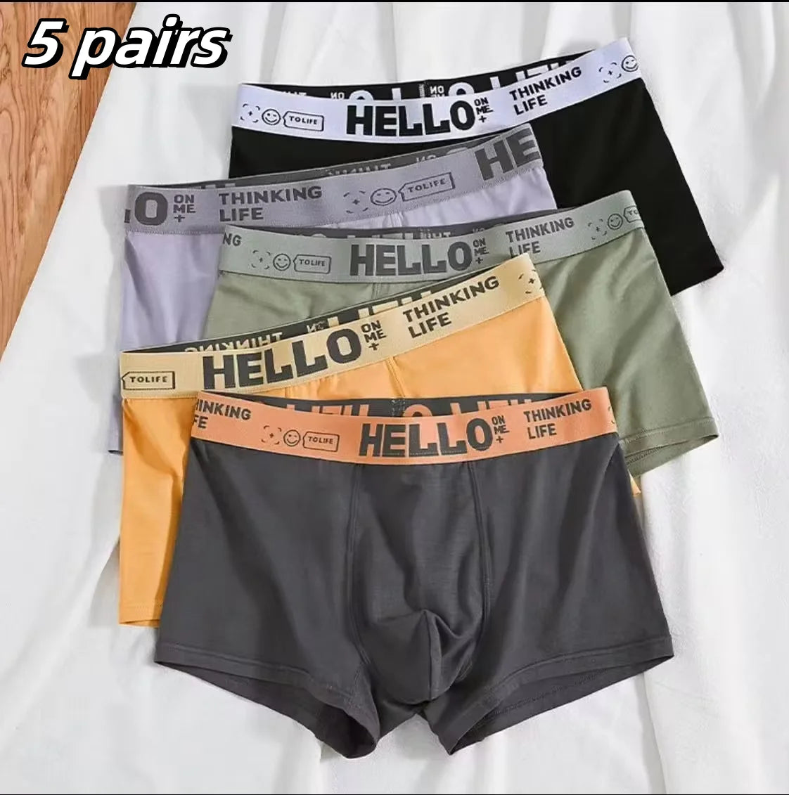 Men Soft Breathable  Fashion  Boxers