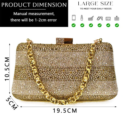 Venus Chan Italian Design Rhinestone-encrusted Ladies Party Shoes And Special Bag High Heels And Dual Purpose Bag Women's Shoes