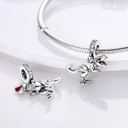 Dog Pet Charms 925 Silver Doggy Paw French Bulldog Bones Beads fit Original Pandora Bracelet DIY Fine Jewelry