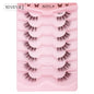 3/7/10 pairs Half Eye Lashes Natural