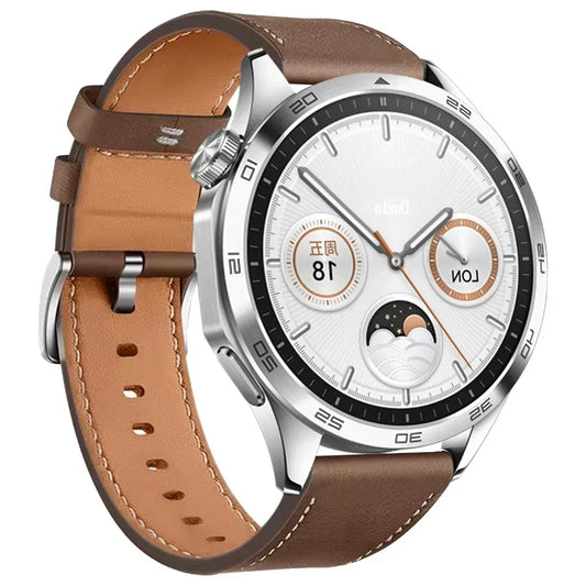 22mm 20mm Leather Strap For HUAWEI WATCH GT 5 46mm WATCH 5 Pro GT 3 GT2 Pro 46mm Buds Band Watchbands Soft Replacement Wristband