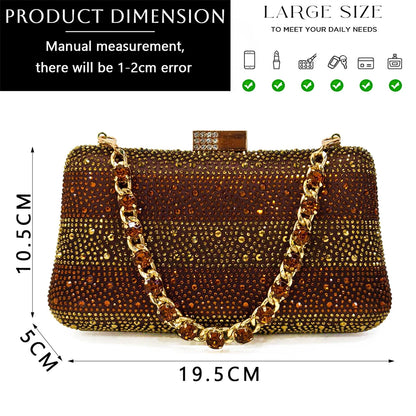 Venus Chan Italian Design Rhinestone-encrusted Ladies Party Shoes And Special Bag High Heels And Dual Purpose Bag Women's Shoes