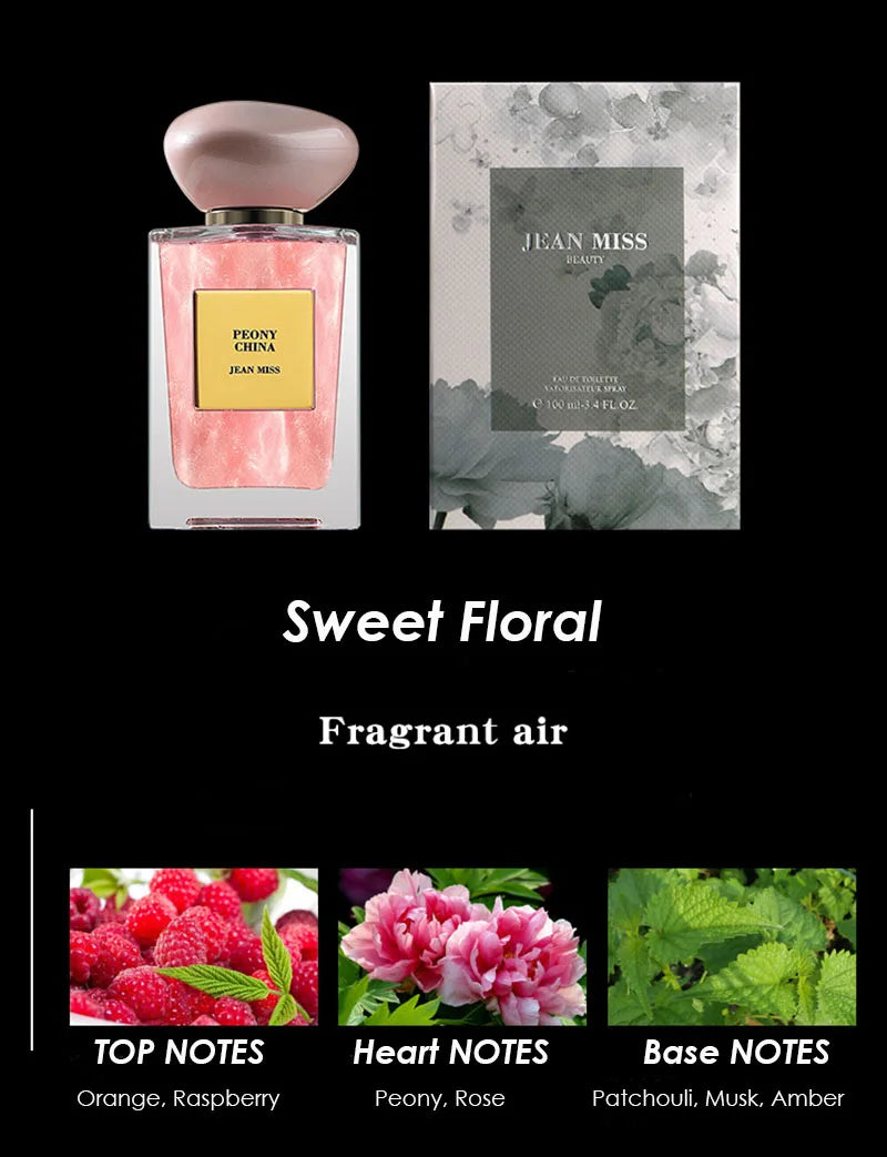 Top Seller Luxury Brand 100ml Eau De Parfum Spray for Men Fresh Energetic Fruity Floral Woody Tones Women's Long Lasting Perfume