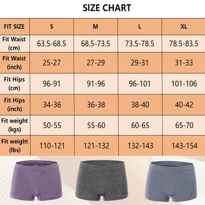 Women Seamless Boxers Underwear Shorts Safety Pants Solid Color Ladies Soft Intimate Breathable Boyshorts S-XL