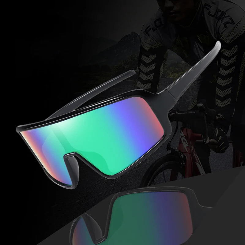 Fashion Large Frame Sport Hiking Sunglasses Men Women Brand Designer Oversized Sun Glasses Unisex Riding Cycling Goggle Shades