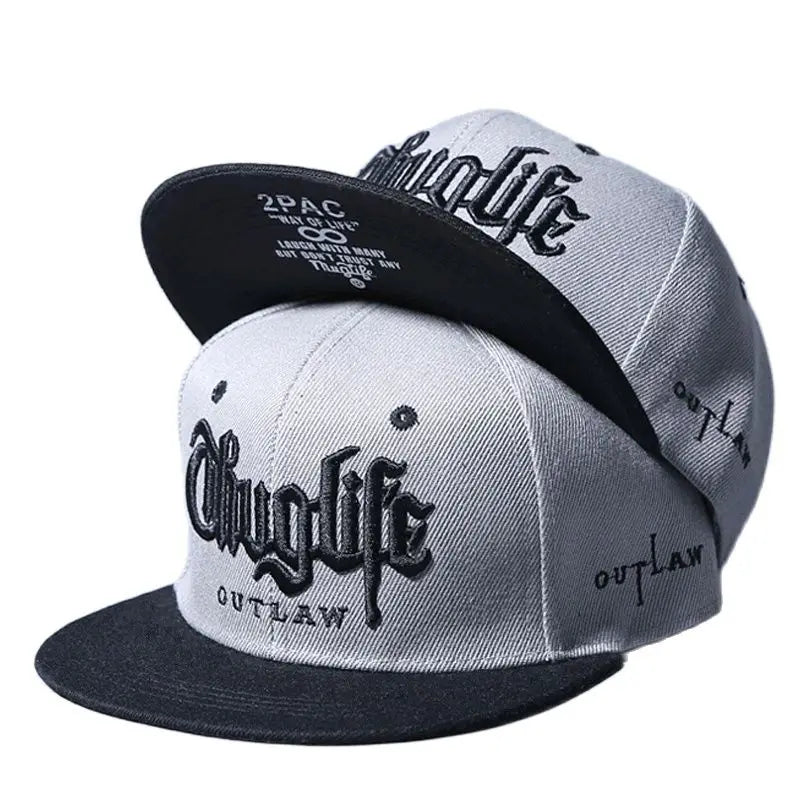 Fashion Adjustable Fastball CAP Thuglife Embroidery