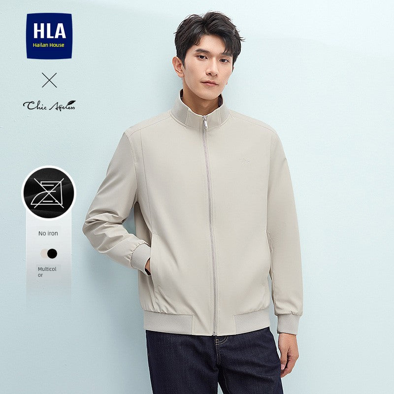 Hla Milk Silk down Jacket Dad Administrative Jacket