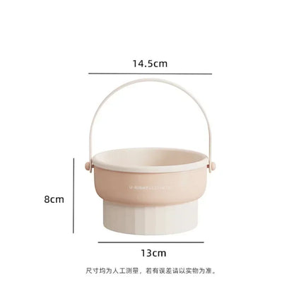 Makeup Brush Cleaning Bowl Beauty Egg Cleaning Tool Storage Set Brush Powder Puff Dry Cleaning Silicone Drying Shelf