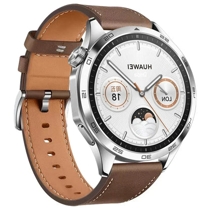 22mm 20mm Leather Strap For HUAWEI WATCH GT 5 46mm WATCH 5 Pro GT 3 GT2 Pro 46mm Buds Band Watchbands Soft Replacement Wristband