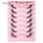 3/7/10 pairs Half Eye Lashes Natural