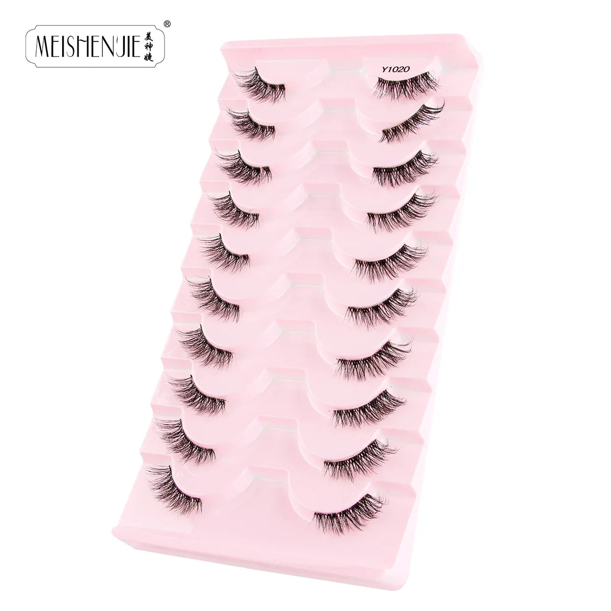 3/7/10 pairs Half Eye Lashes Natural