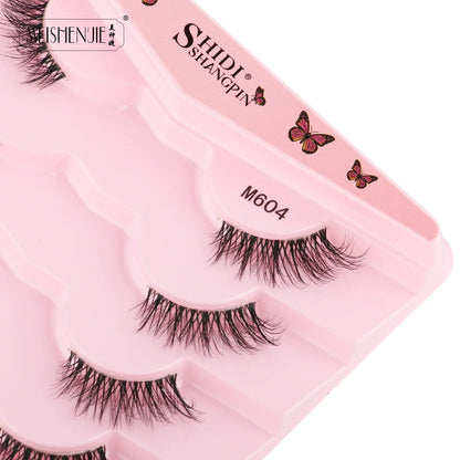 3/7/10 pairs Half Eye Lashes Natural