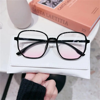 Round Eyewear Transparent Computer Glasses Frame