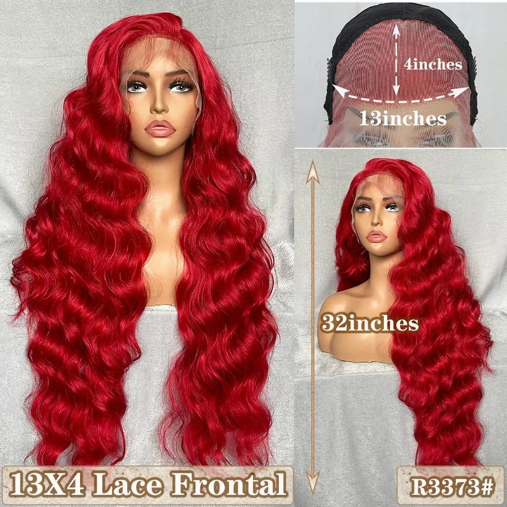 X-TRESS Long Straight Layered Wigs 13X4 Lace Frontal Free Part Synthetic Hair Wig with Baby Hair For Women 32inch Black Colored