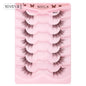 3/7/10 pairs Half Eye Lashes Natural