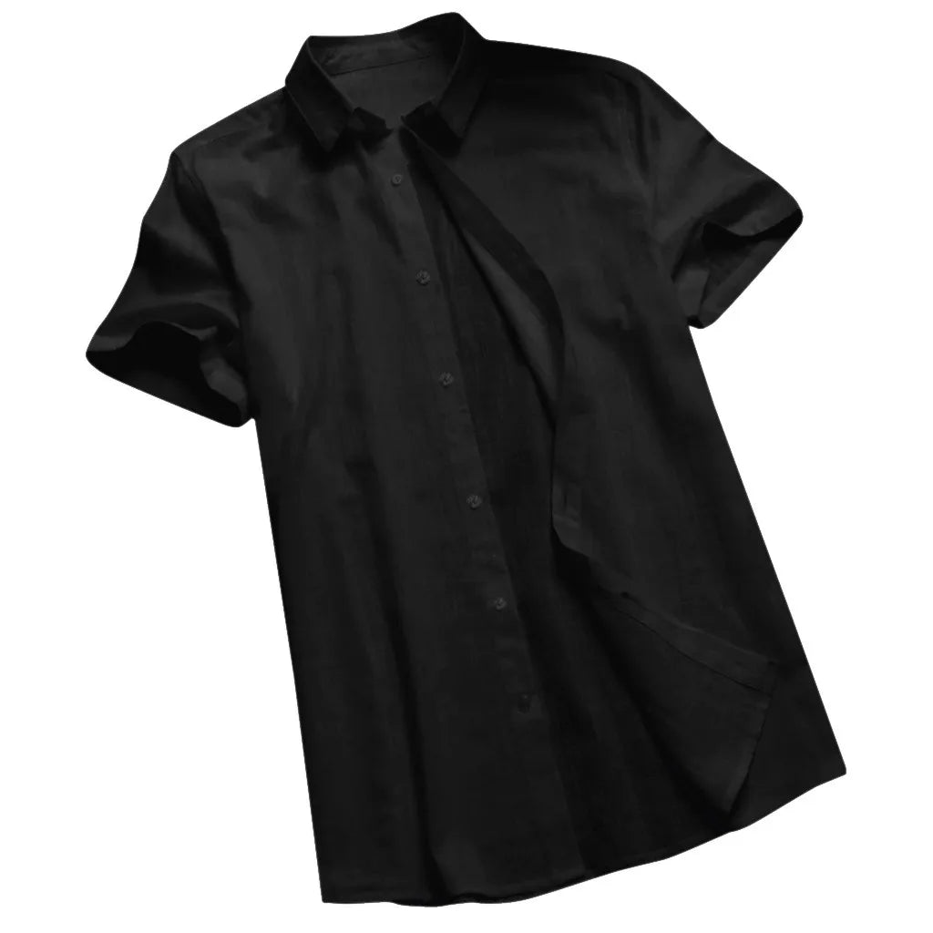 Men's Casual Short Sleeve Shirts, Leisure Street Wear