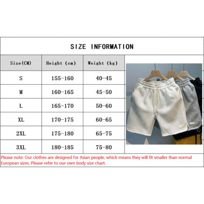 High Quality Cotton Shorts Summer Street Running Sports Pants Man/Women Hip Hop Half Pants Beach Pants S-3XL